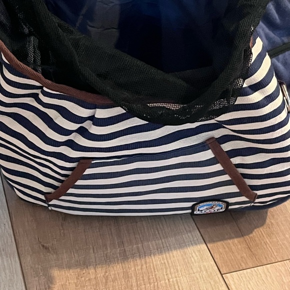 Nautical Striped Pet Carrier for Dogs - Picture 8 of 16